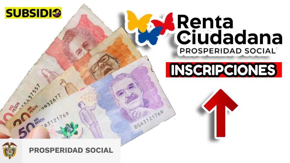 inscripciones Renta ciudadana subsidio.com.co