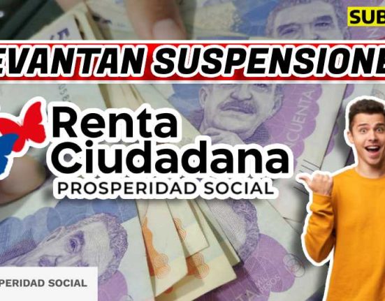 Suspensiones Renta ciudadana subsidio.com.co