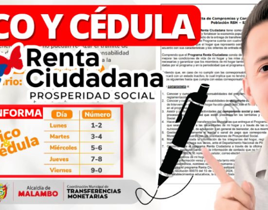 ¡Exclusivo! Consulta Pico y Cédula para Firmar Acta de Compromiso Renta Ciudadana 2024 JEY TE INFORMA