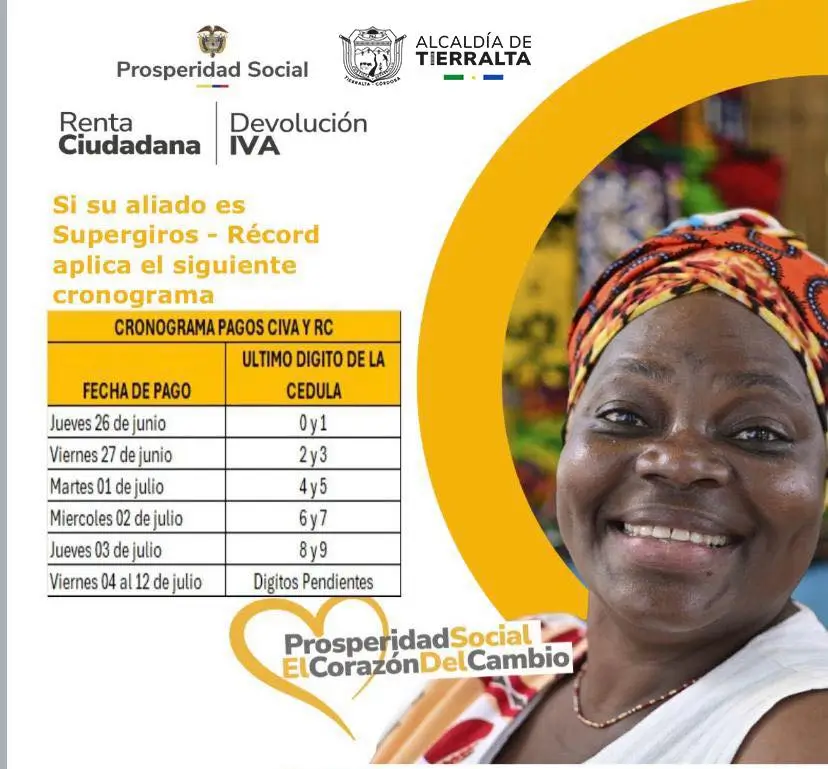Calendario de Pago Pico y Cedula de Renta Ciudadana