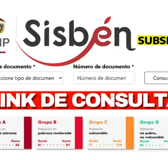 Consultar con Cédula el Puntaje del Sisbén